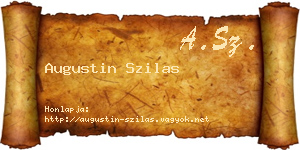 Augustin Szilas névjegykártya